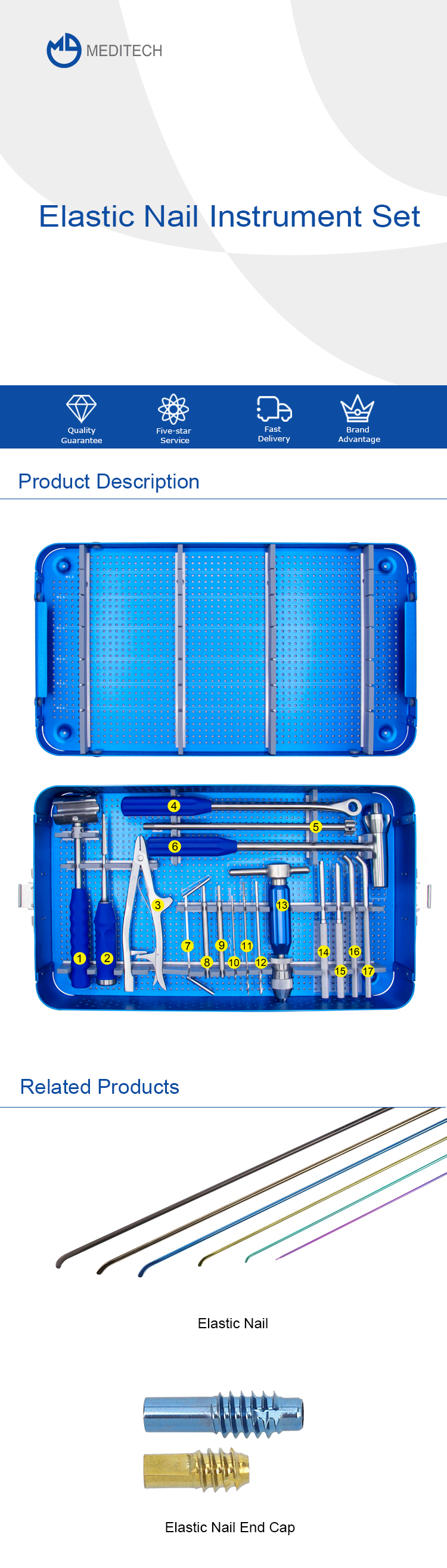 Elastic Nail Instrument Set